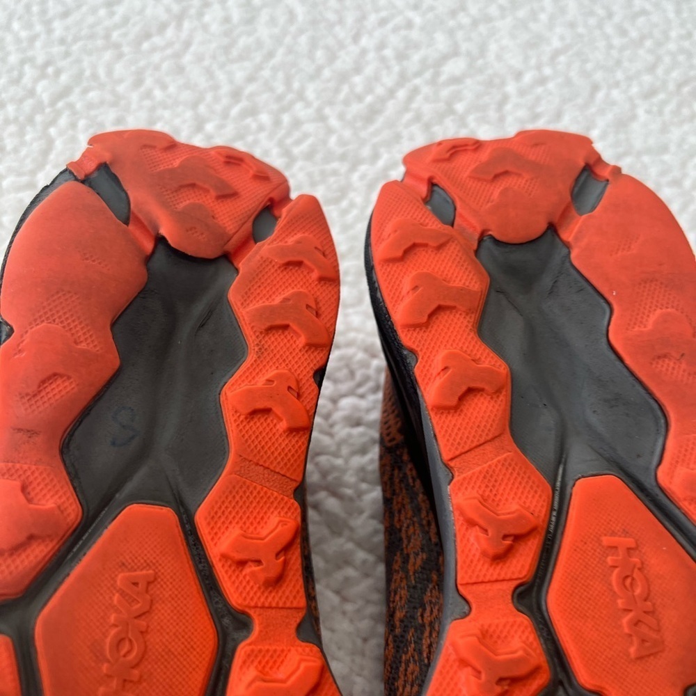 Hoka Athletic Shoes - Orange and Gray - Picture 14 of 16